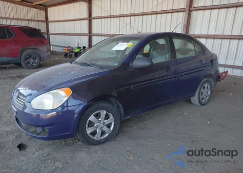 2009 Hyundai Accent Gls from USA, damaged, VIN KMHCN46C99U288903